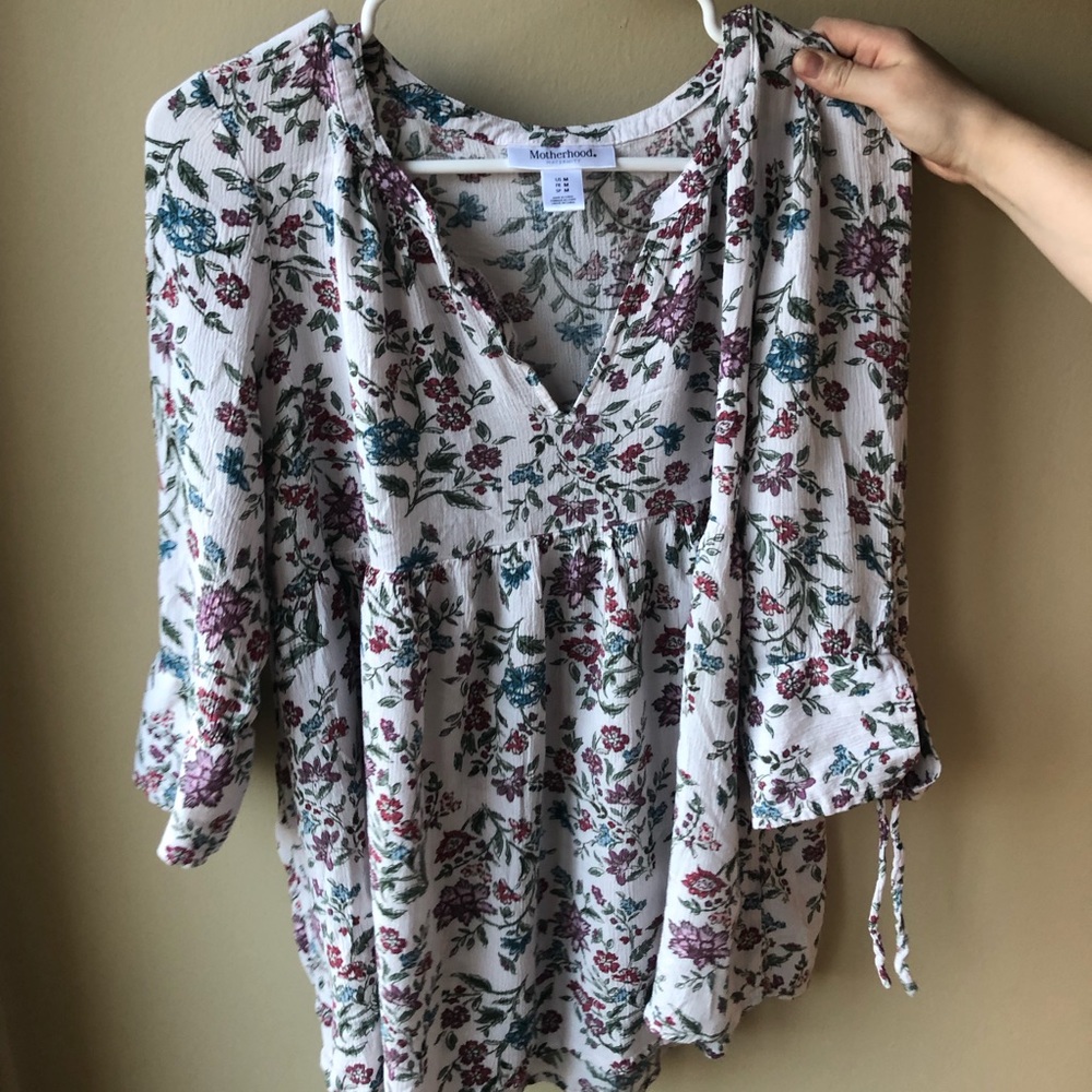 Floral Maternity Top